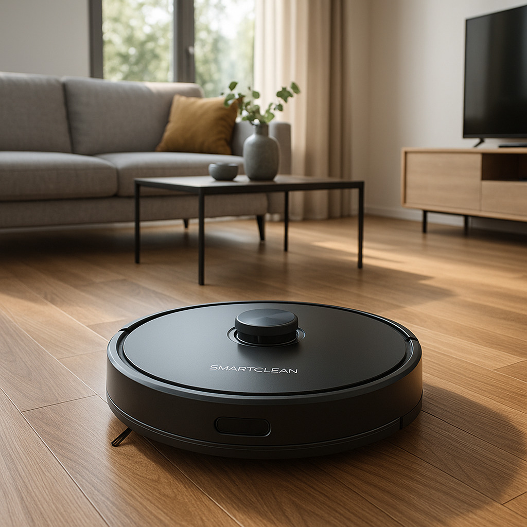 FreshClean vacuum in modern living room